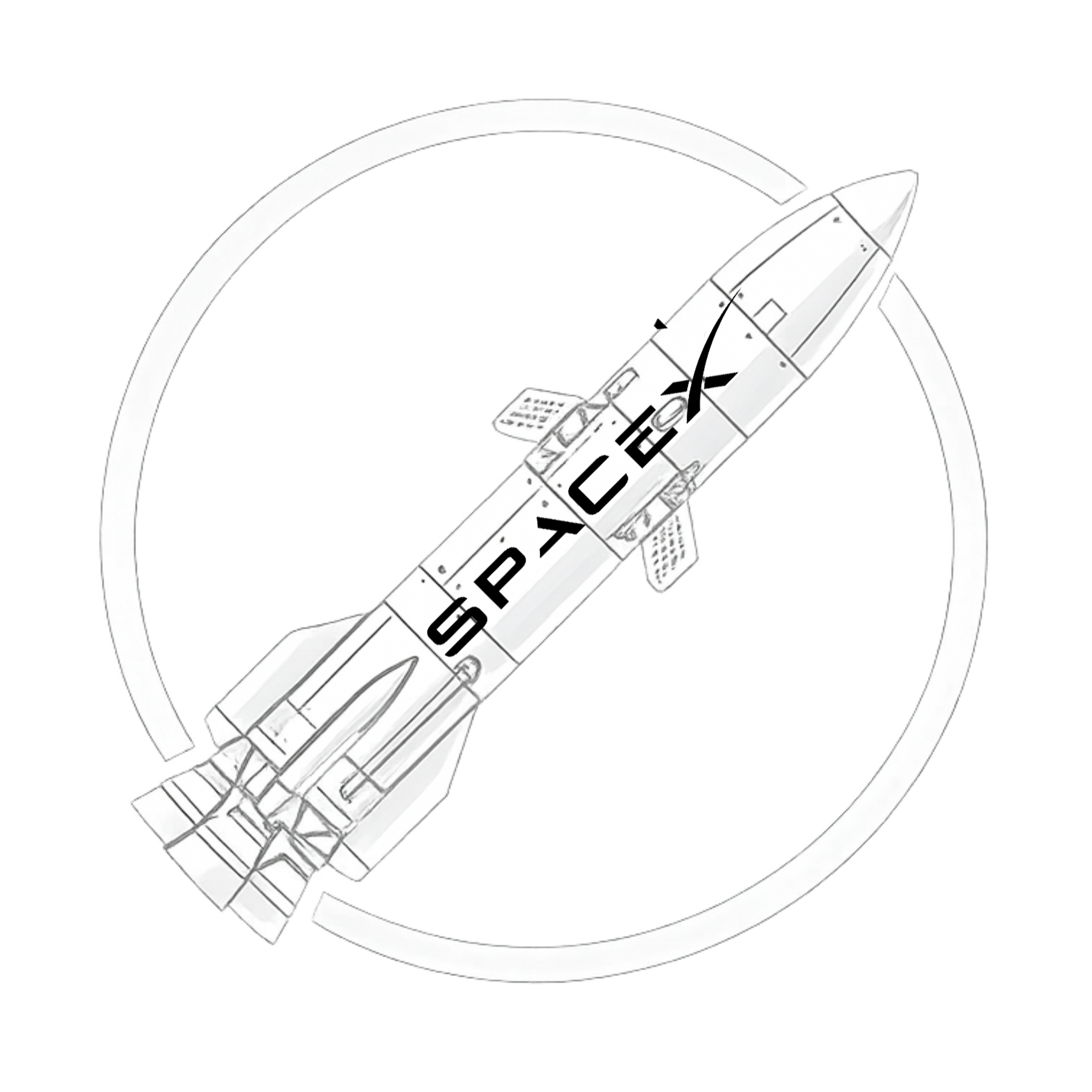 SpaceX Rocket Logo